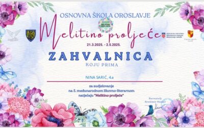 5. MEĐUNARODNI LIKOVNO LITERARNI NATJEČAJ “MELITINO PROLJEĆE”