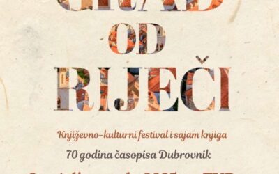 KNJIŽEVNO-KULTURNI FESTIVAL “GRAD OD RIJEČI” – POZIV NA SUDJELOVANJE