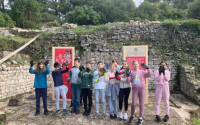 ARHEO POP-UP ISTRAŽIVANJE U CAVTATU NAŠIH POLAZNIKA NOVINARSKE, POVIJESNE I GEOGRAFSKE GRUPE