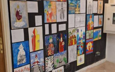 IZLOŽBA LIKOVNIH I LITERARNIH RADOVA NA TEMU SV. VLAHA U NARODNOJ KNJIŽNICI