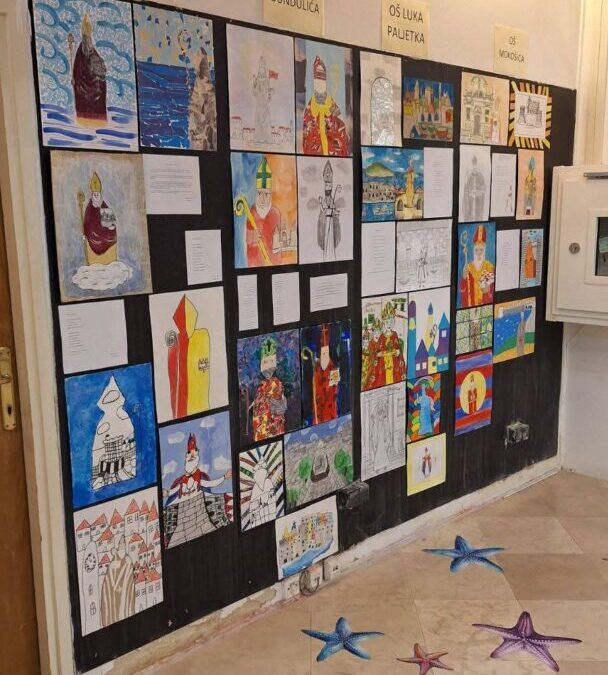 IZLOŽBA LIKOVNIH I LITERARNIH RADOVA NA TEMU SV. VLAHA U NARODNOJ KNJIŽNICI