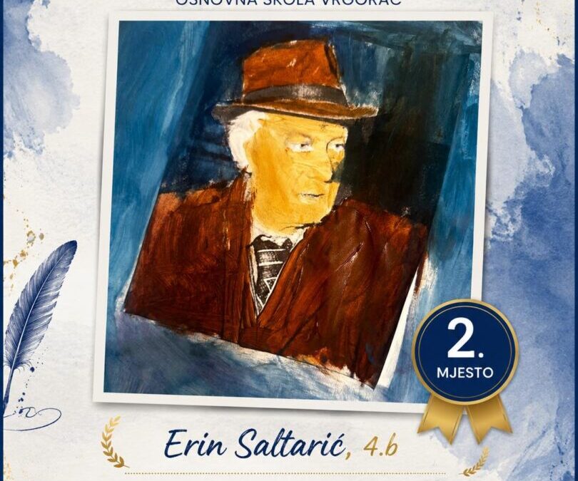 MEĐUNARODNI LIKOVNI NATJEČAJ “TIN I JA” – OSVOJENO 2. MJESTO!